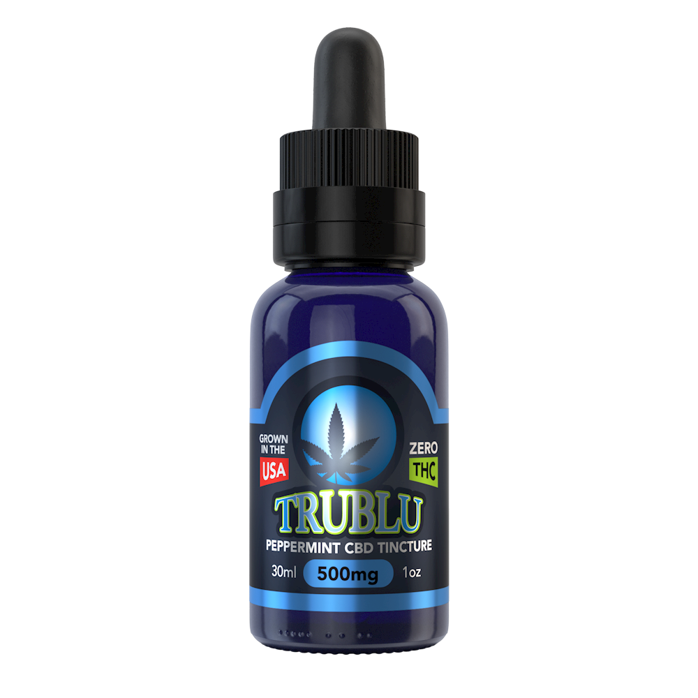 TruBlu Peppermint CBD Tincture 500mg