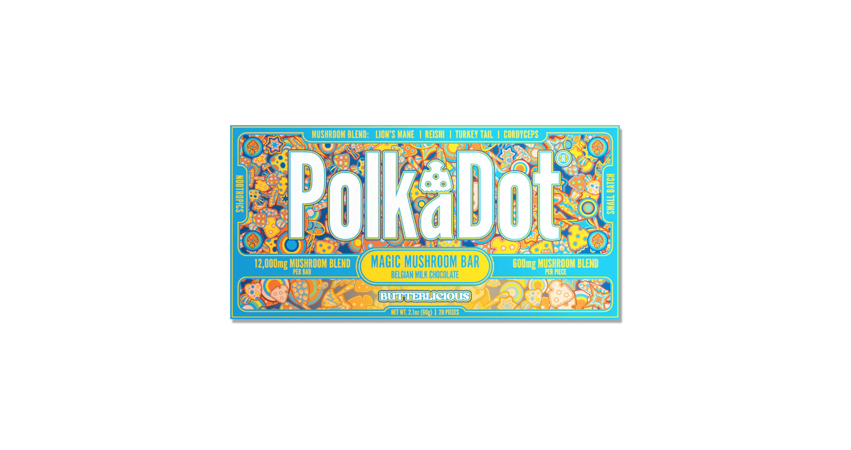 PolkaDot Mushroom Chocolate Bars