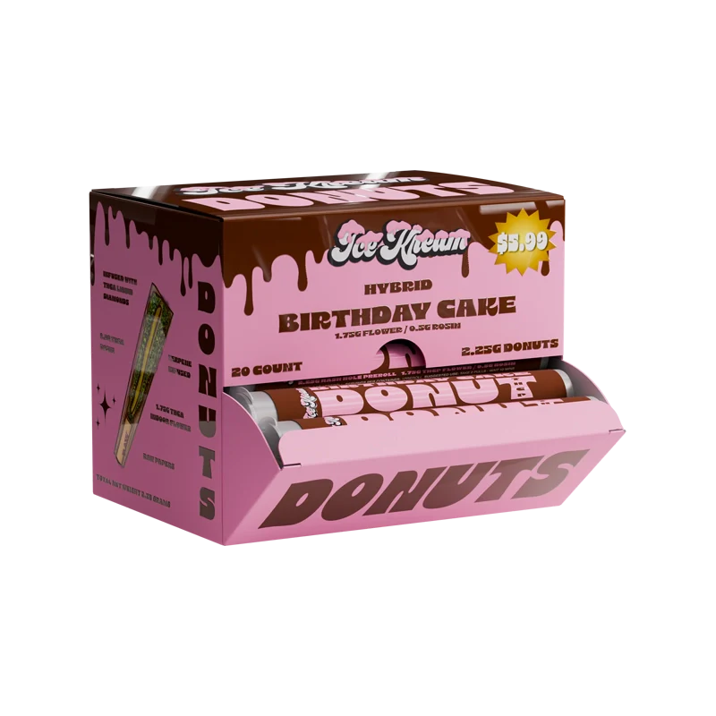 Ice Kream Donuts Pre-Rolls "Birthday Cake" (Hybrid)