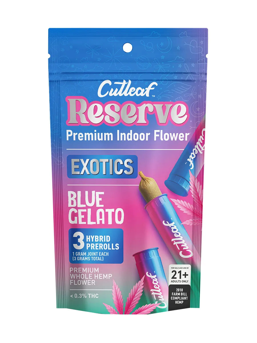 Cutleaf Reserve Exotic Prerolls 3pk