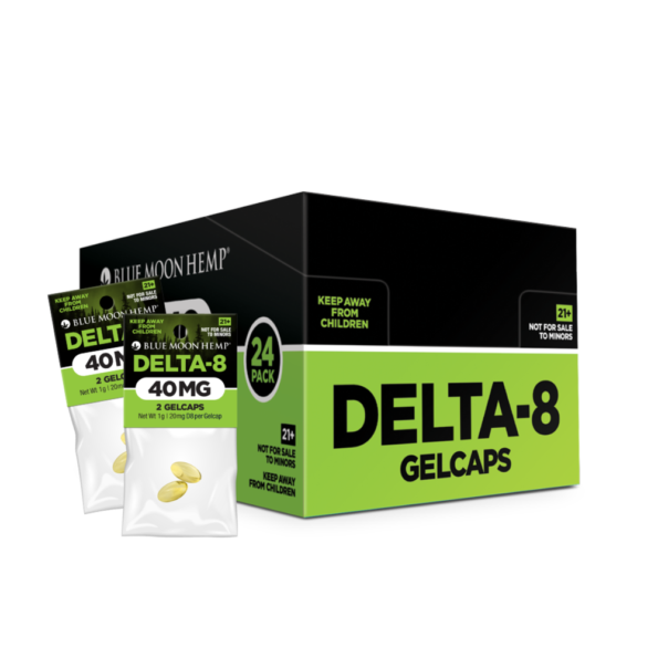 Delta 8 Gel Caps 2-Pack Box 24