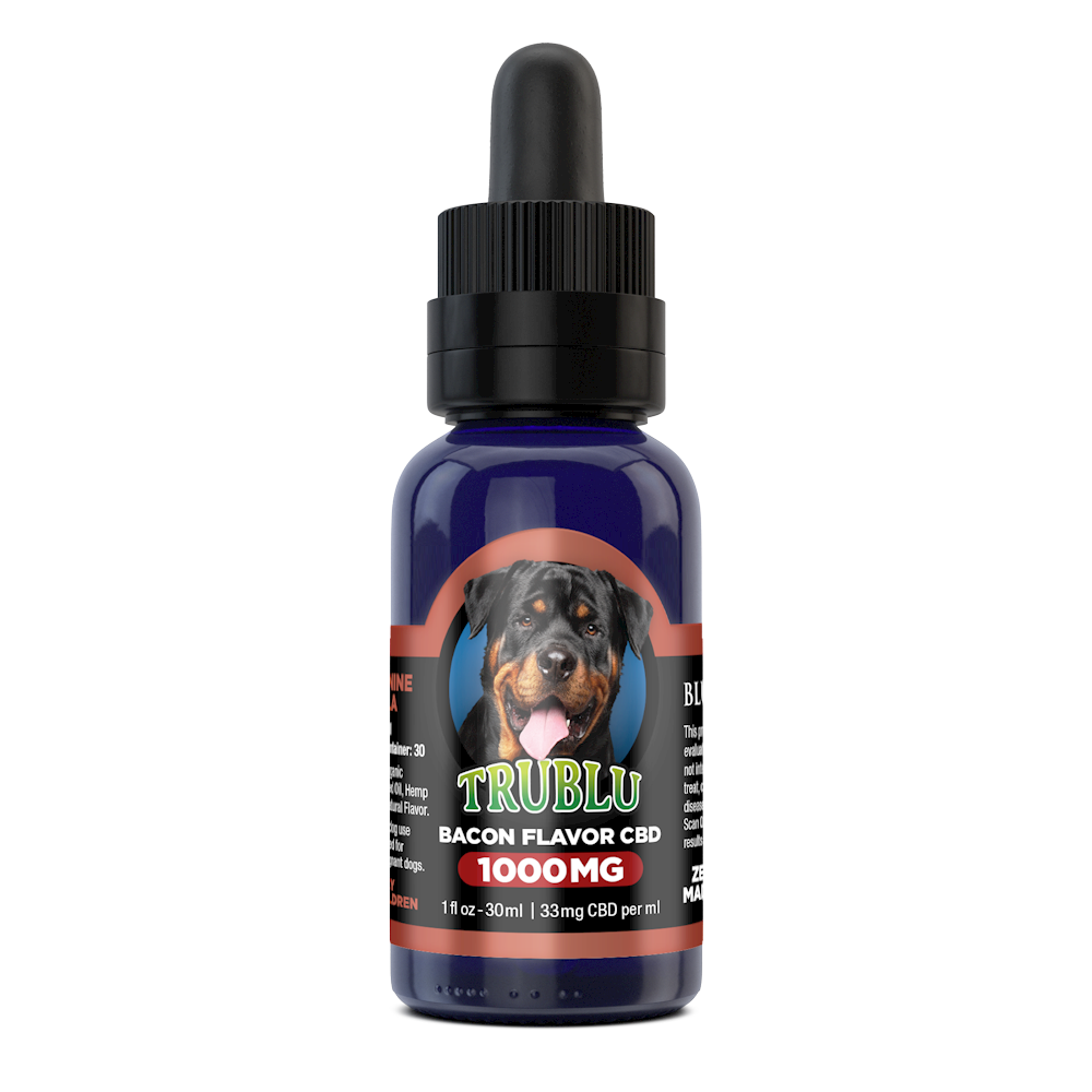TruBlu Bacon CBD Dog Tincture 1000mg