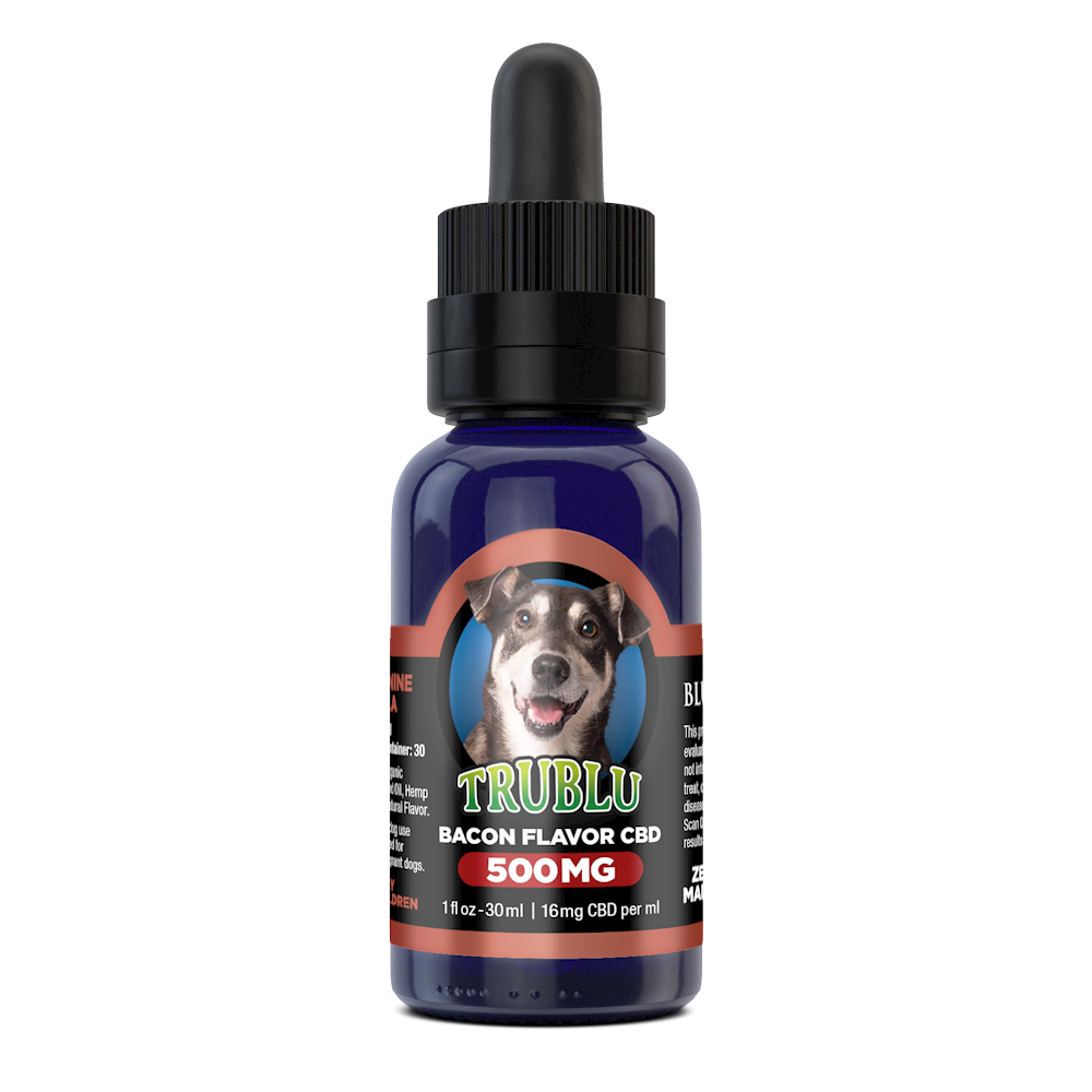 TruBlu Bacon CBD Dog Tincture 500mg