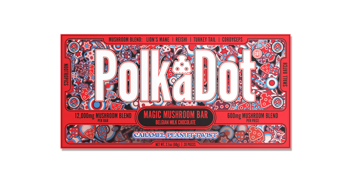 PolkaDot Mushroom Chocolate Bars