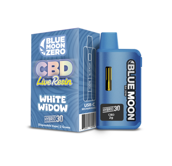 2G CBD Live Resin Disposable Vape White Widow Single