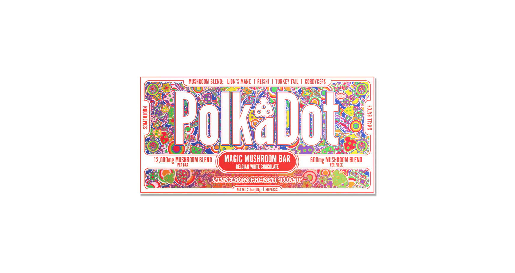 PolkaDot Mushroom Chocolate Bars