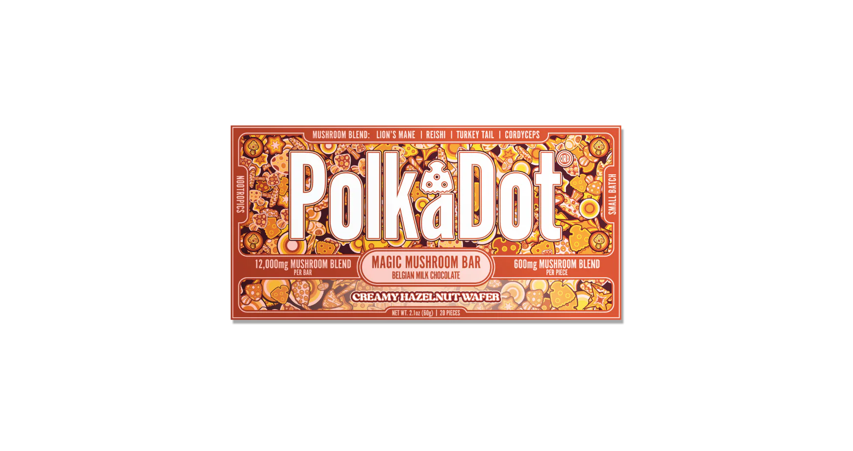 PolkaDot Mushroom Chocolate Bars