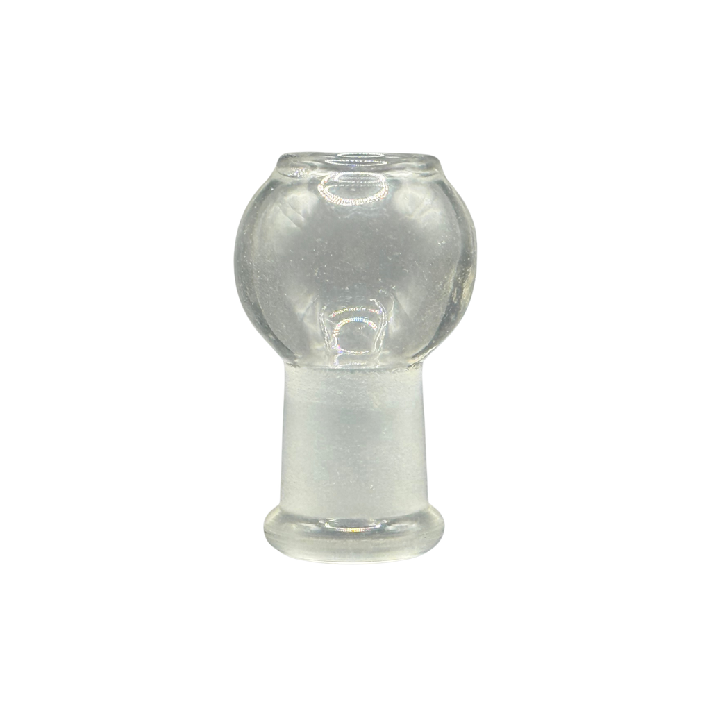 Clear Round Globe Glass Bowl – 14mm Female