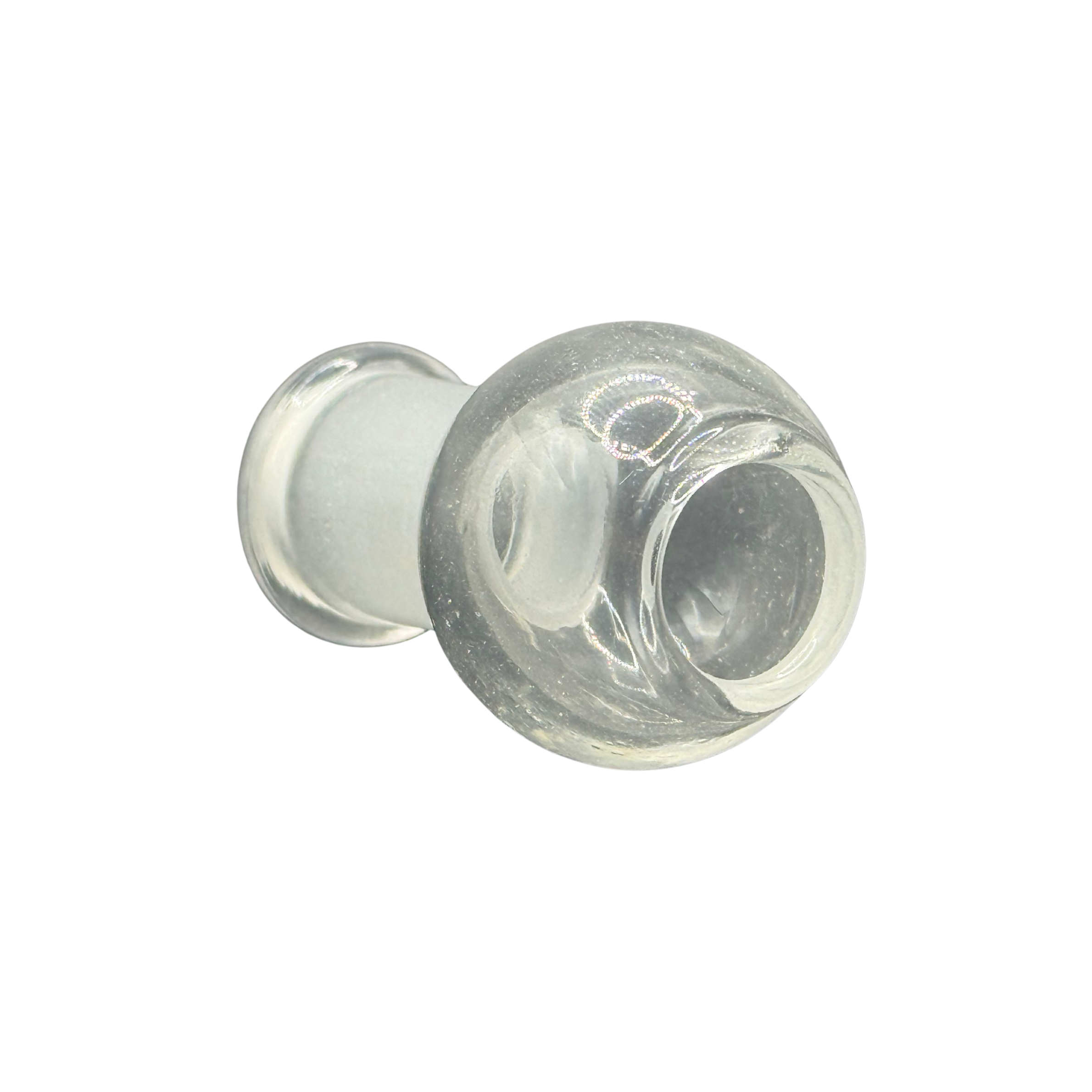 Clear Round Globe Glass Bowl – 14mm Female