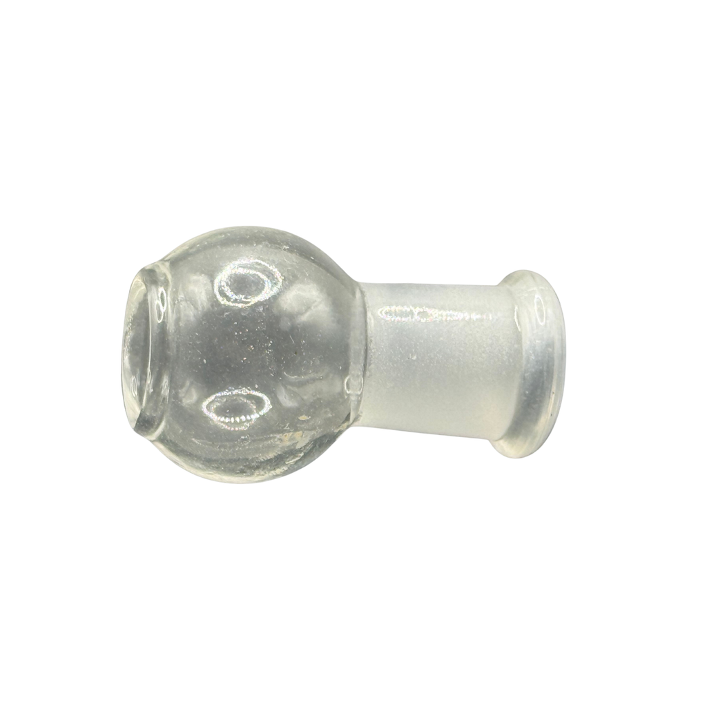 Clear Round Globe Glass Bowl – 14mm Female