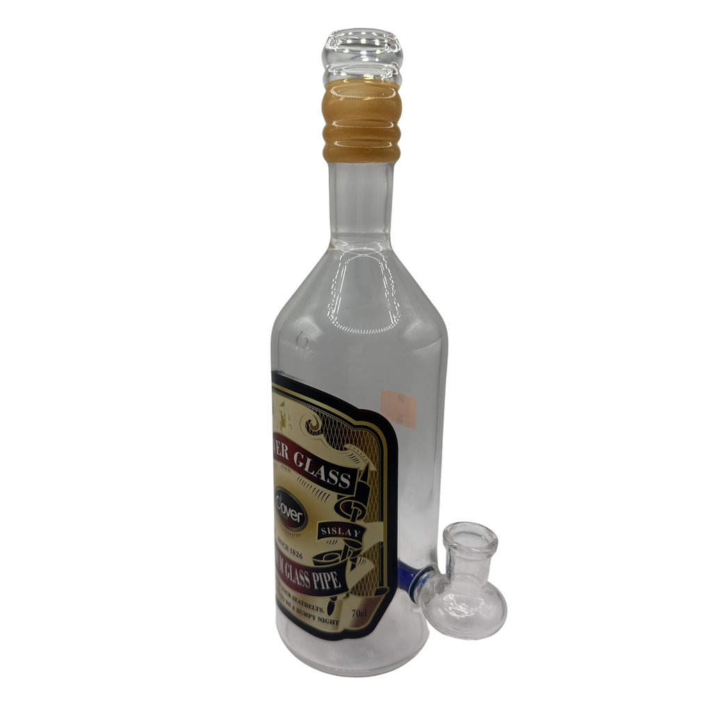 Clover Glass Premium Bottle-Style Glass Water Pipe