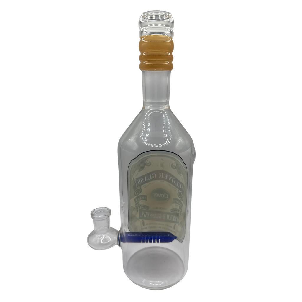 Clover Glass Premium Bottle-Style Glass Water Pipe