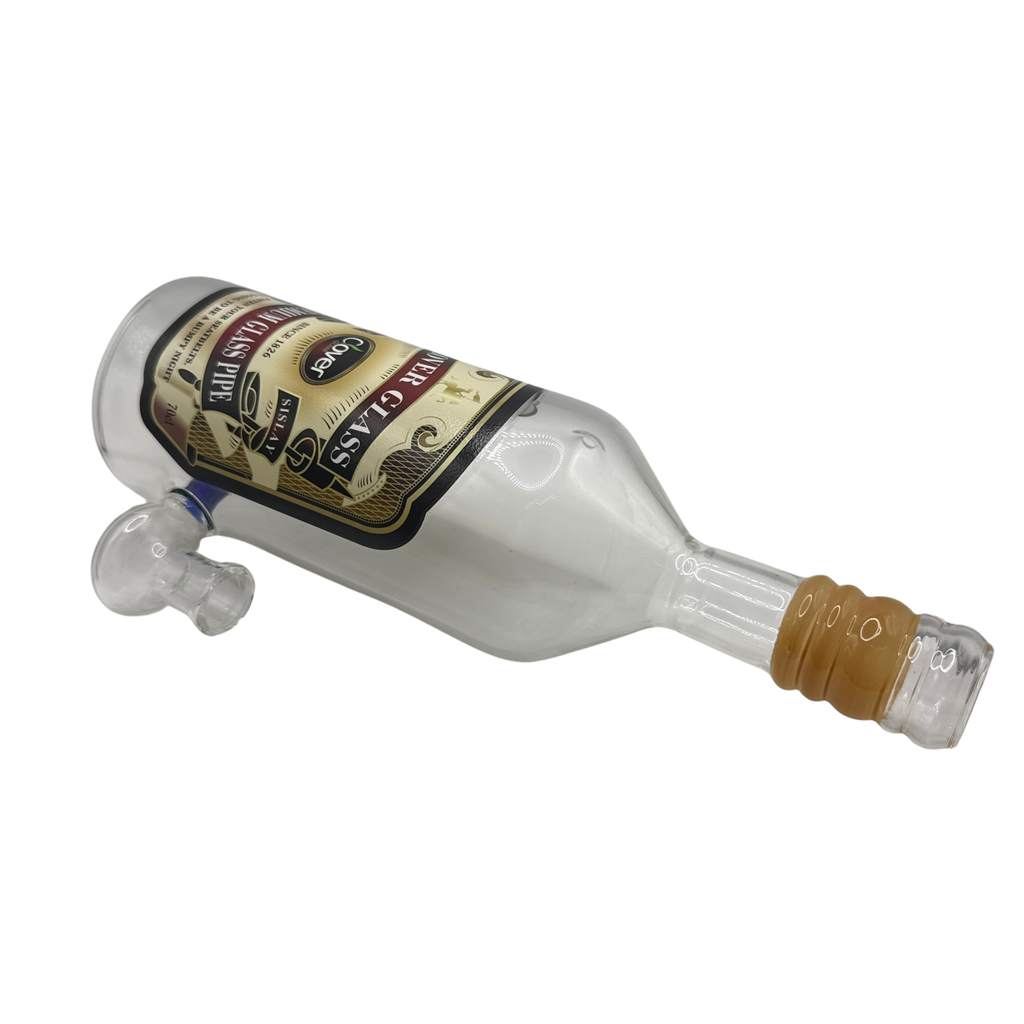 Clover Glass Premium Bottle-Style Glass Water Pipe