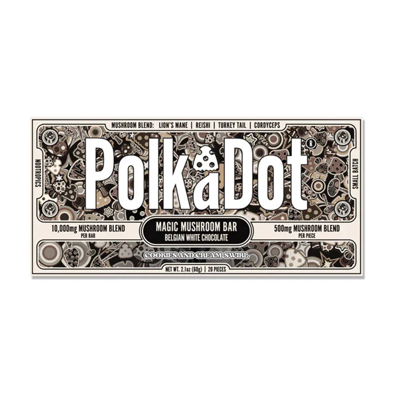 PolkaDot Mushroom Chocolate Bars