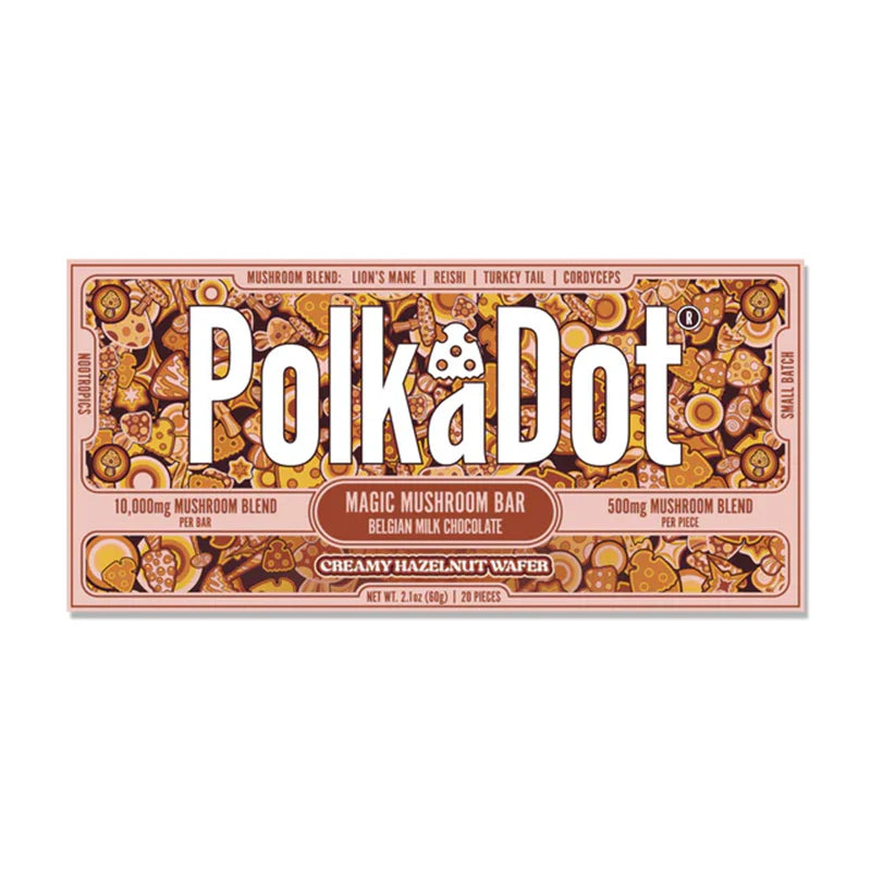 PolkaDot Mushroom Chocolate Bars