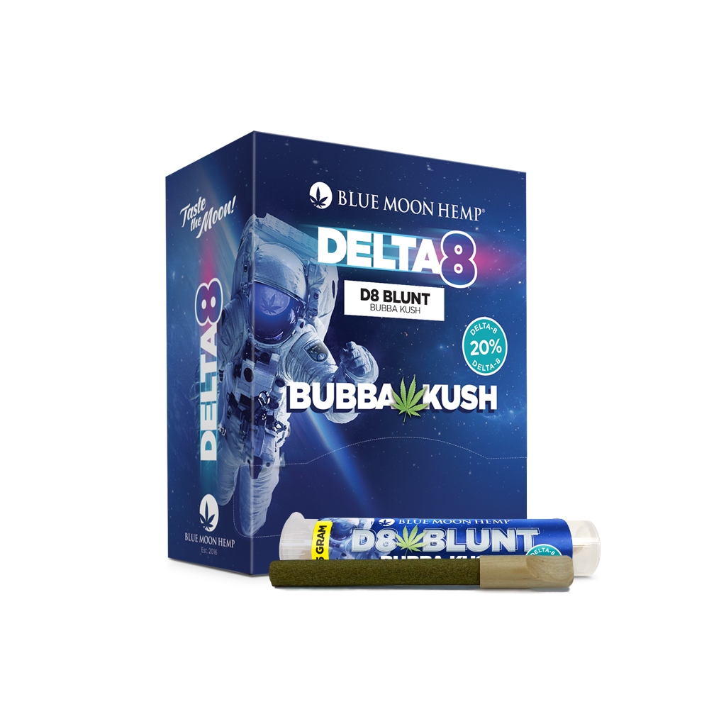 Delta 8 Blunt Wrap Bubba Kush 20-Pack