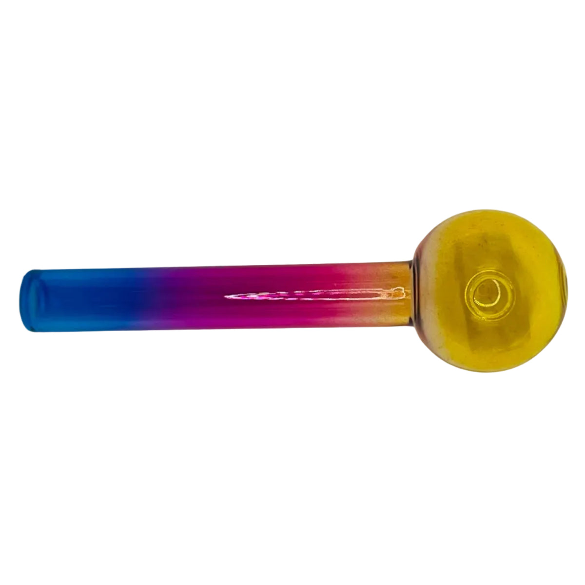 4" Rainbow Glass Oil Burner — Assorted Colors | IDGAF