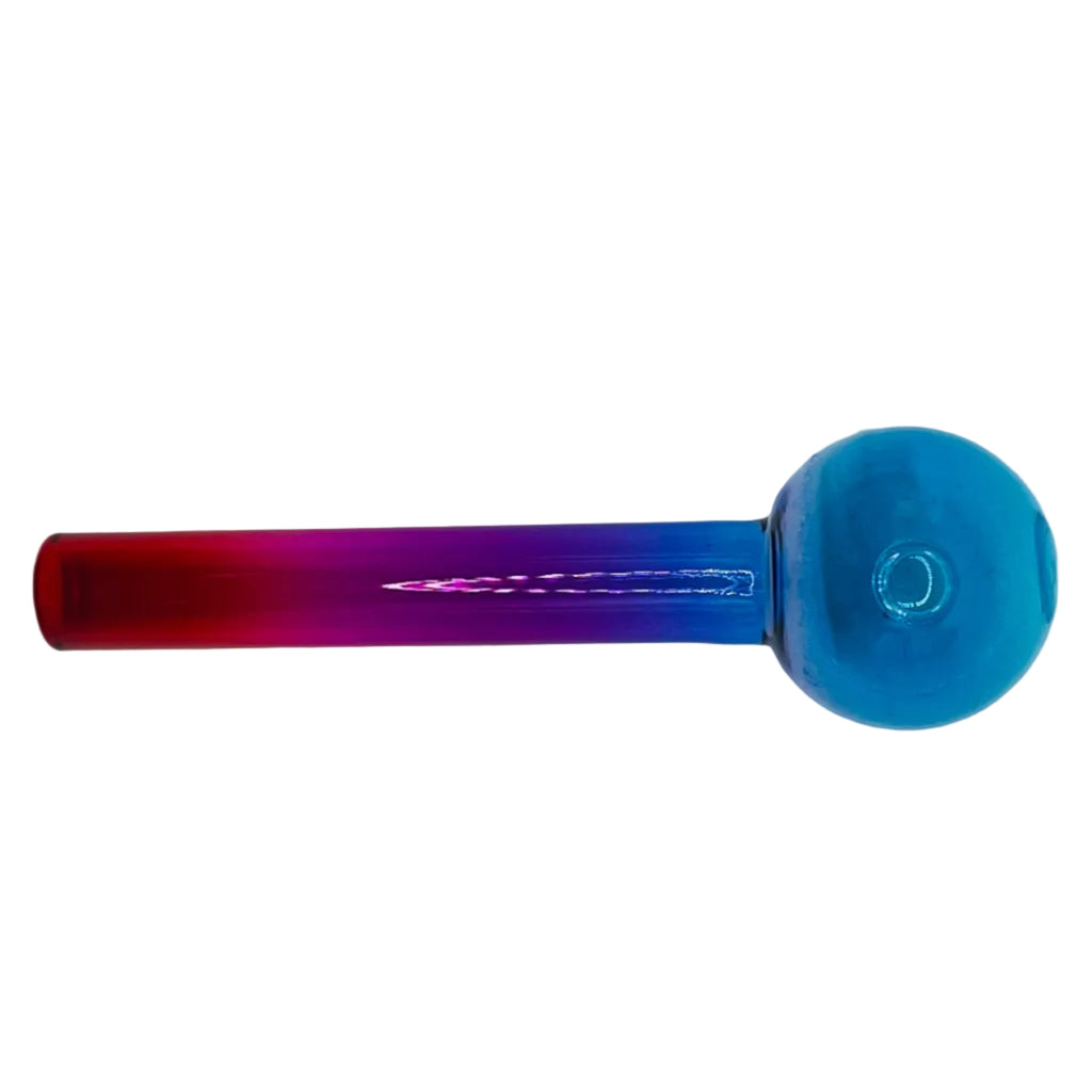 4" Rainbow Glass Oil Burner — Assorted Colors | IDGAF