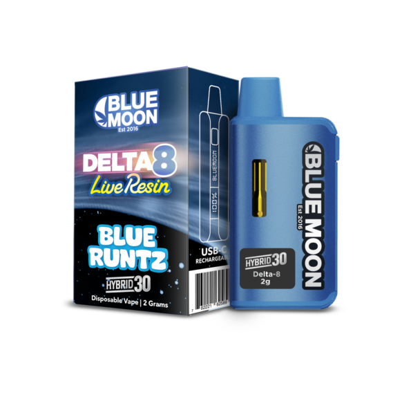 2G Delta 8 Disposable Vape Blue Runtz