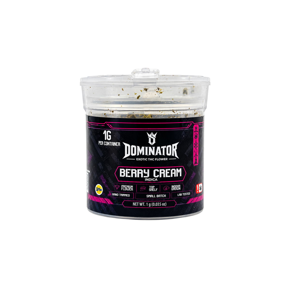 Dominator Exotic THC Flower – 1 g