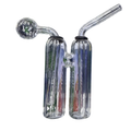 Dual Chamber Glass Oil Burner Bubbler