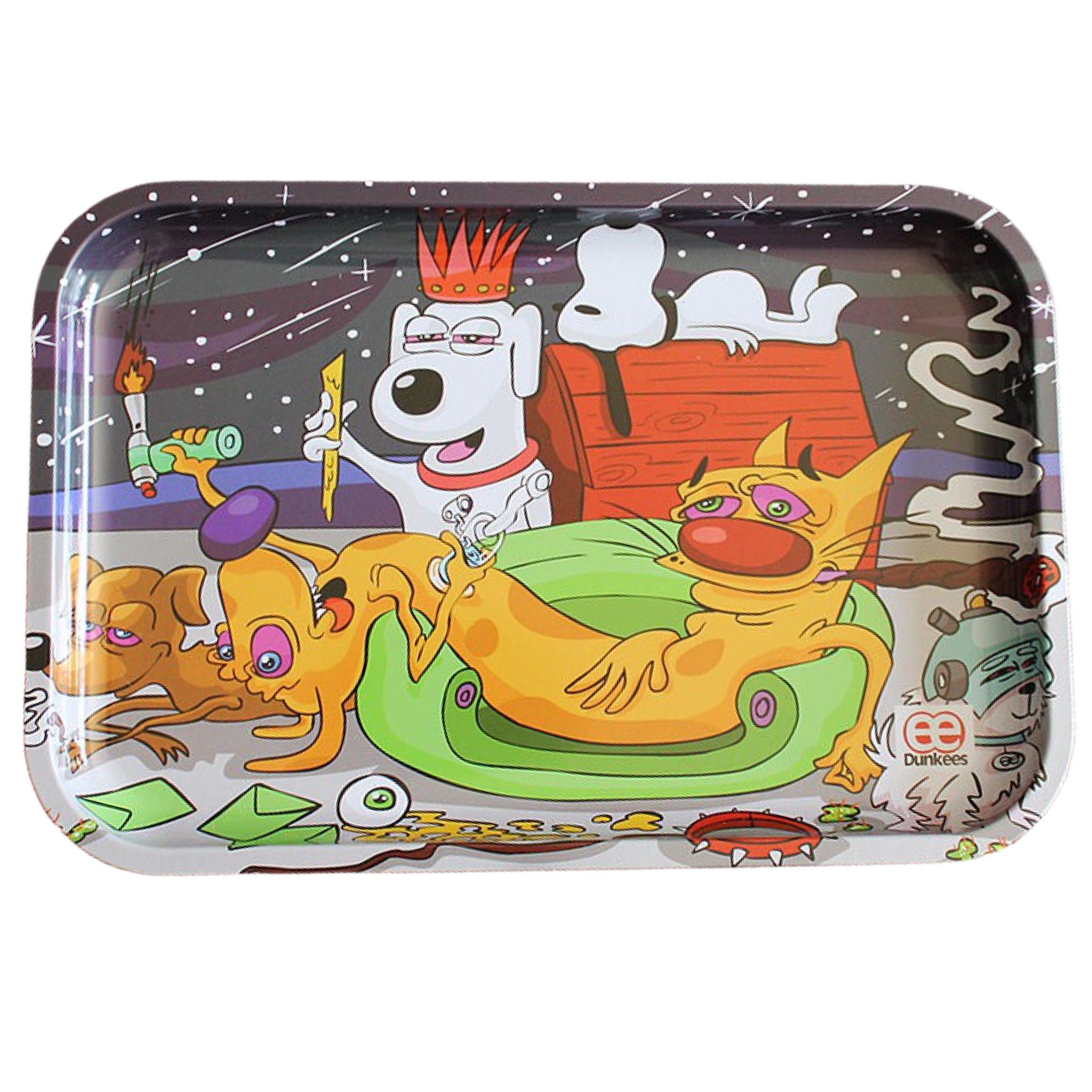 Dunkees Large Rolling Trays (13” x 9”) - Multiple Designs!