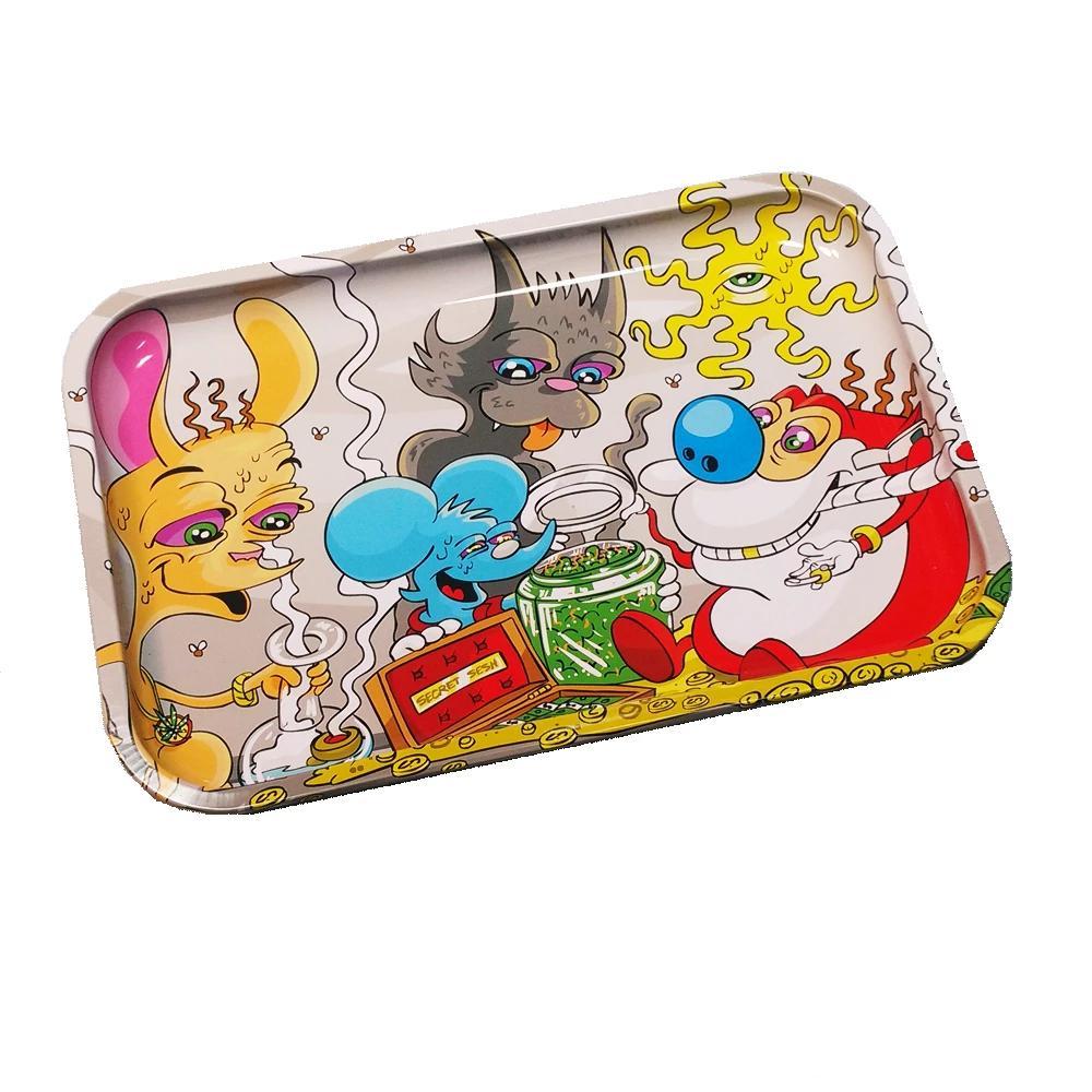 Dunkees Large Rolling Trays (13” x 9”) - Multiple Designs!