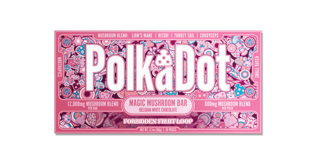 PolkaDot Mushroom Chocolate Bars