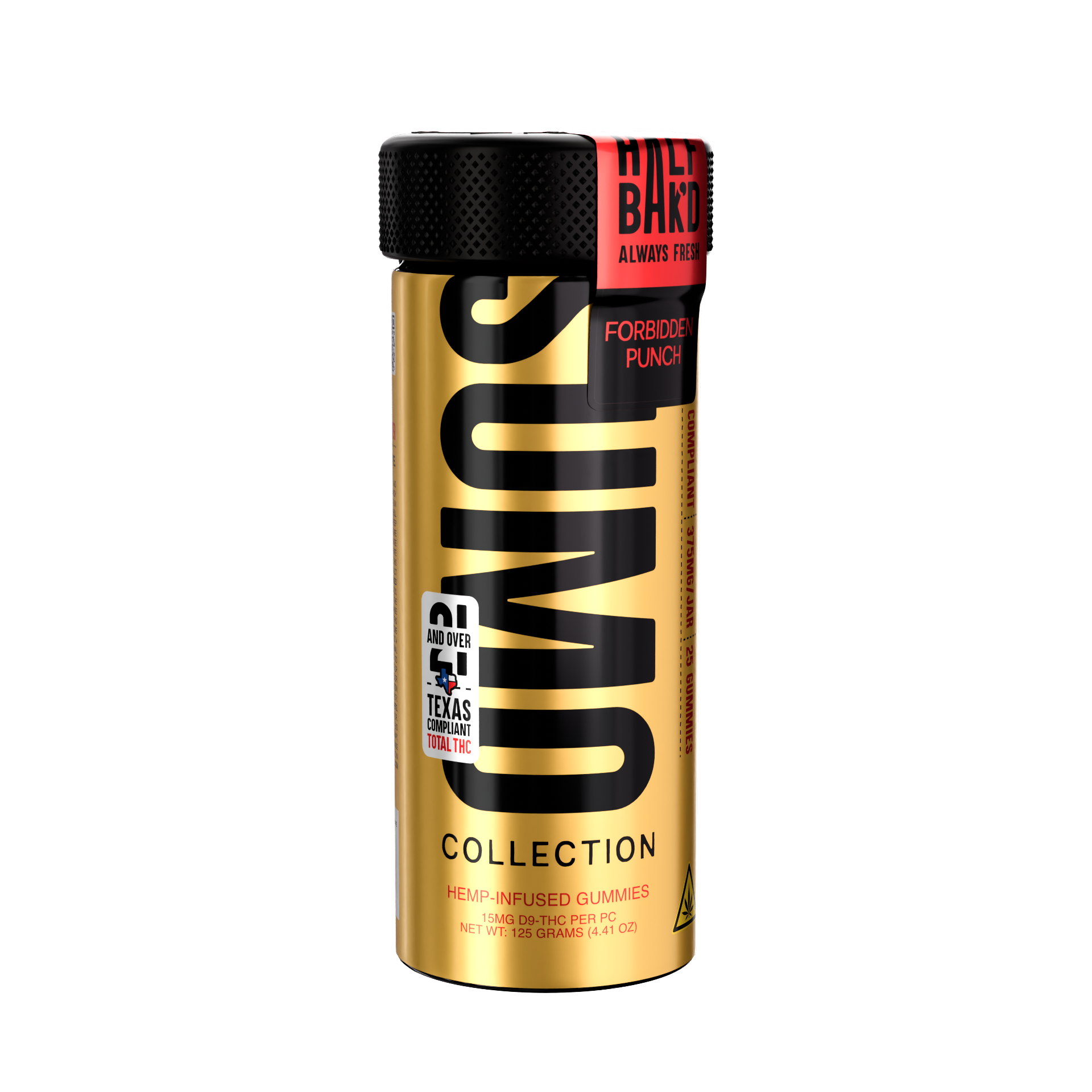 HALF BAK'D SUMO Gold Gummies - Forbidden Punch / 25ct