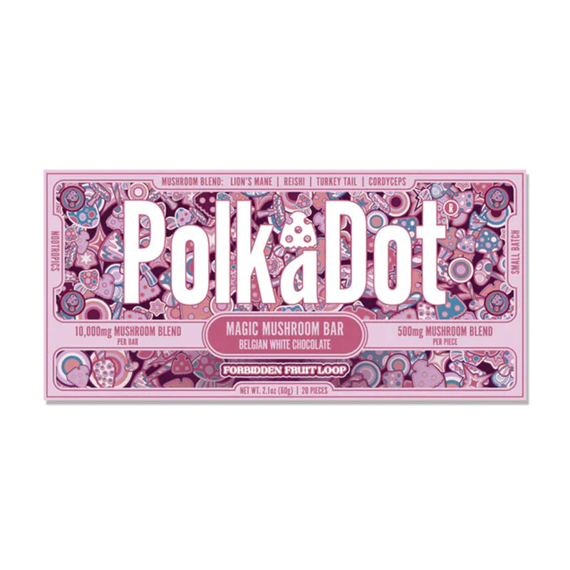 PolkaDot Mushroom Chocolate Bars
