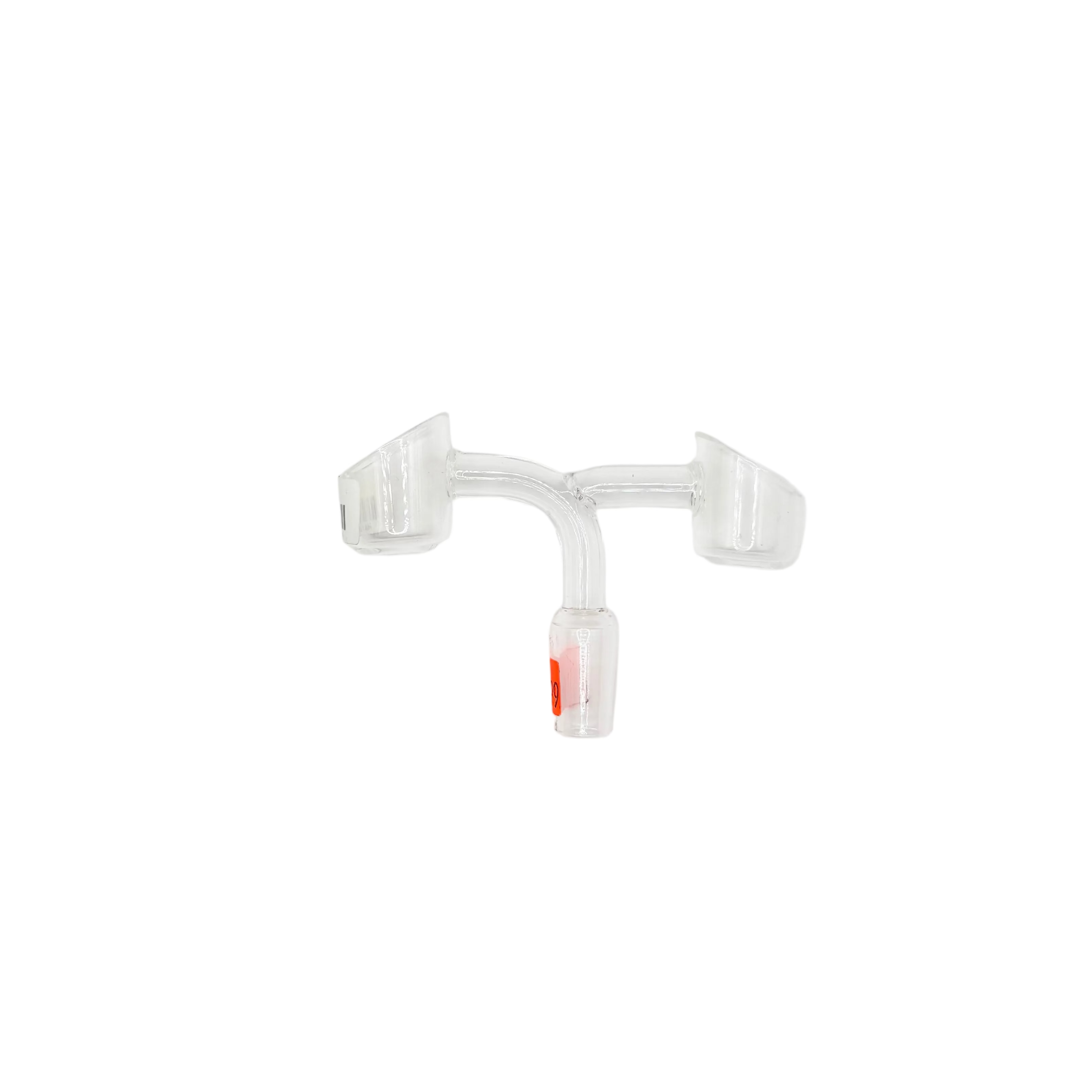 14mm Male 90° Dual Bucket Quartz Banger