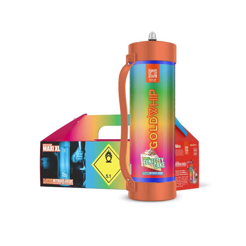 Gold Whip - 2000g N2O Tank Cream Charger