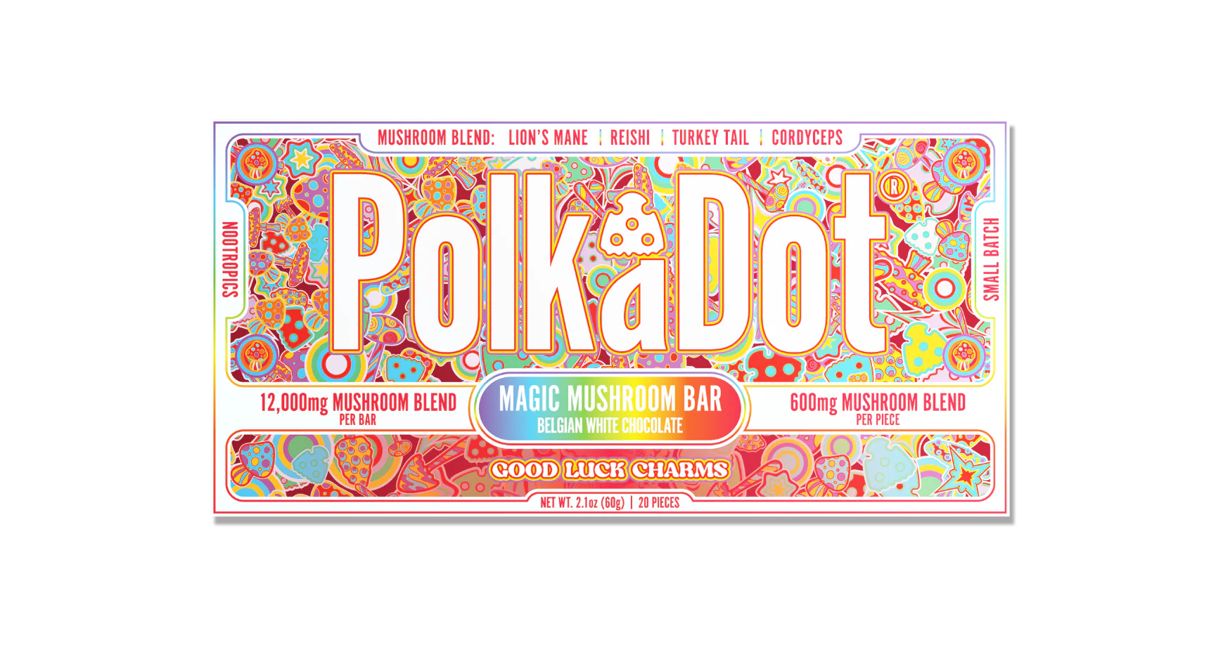 PolkaDot Mushroom Chocolate Bars