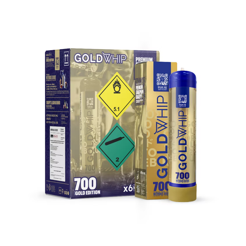 Gold Whip - N2O 700 Series Cream Charger