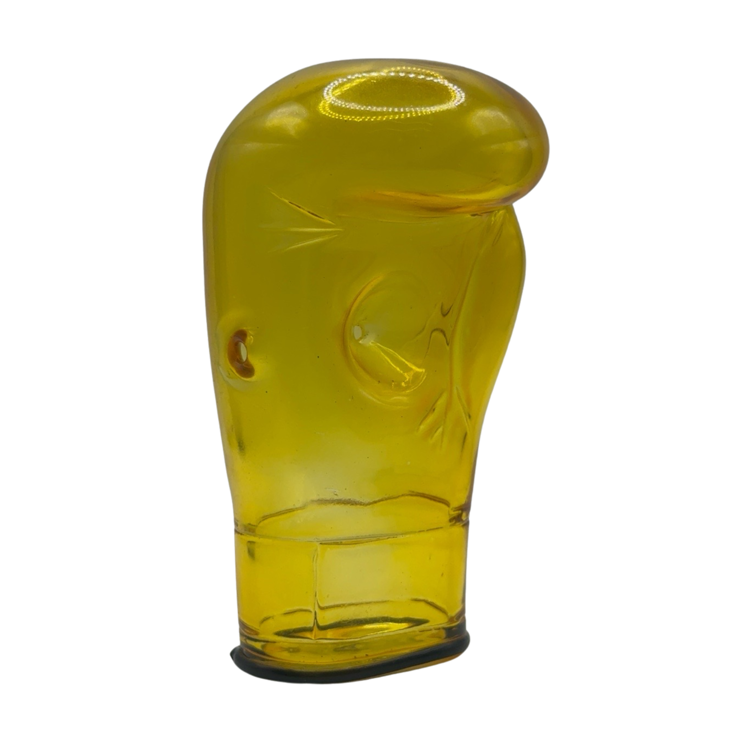 Golden Gloves Glass Hand Pipe