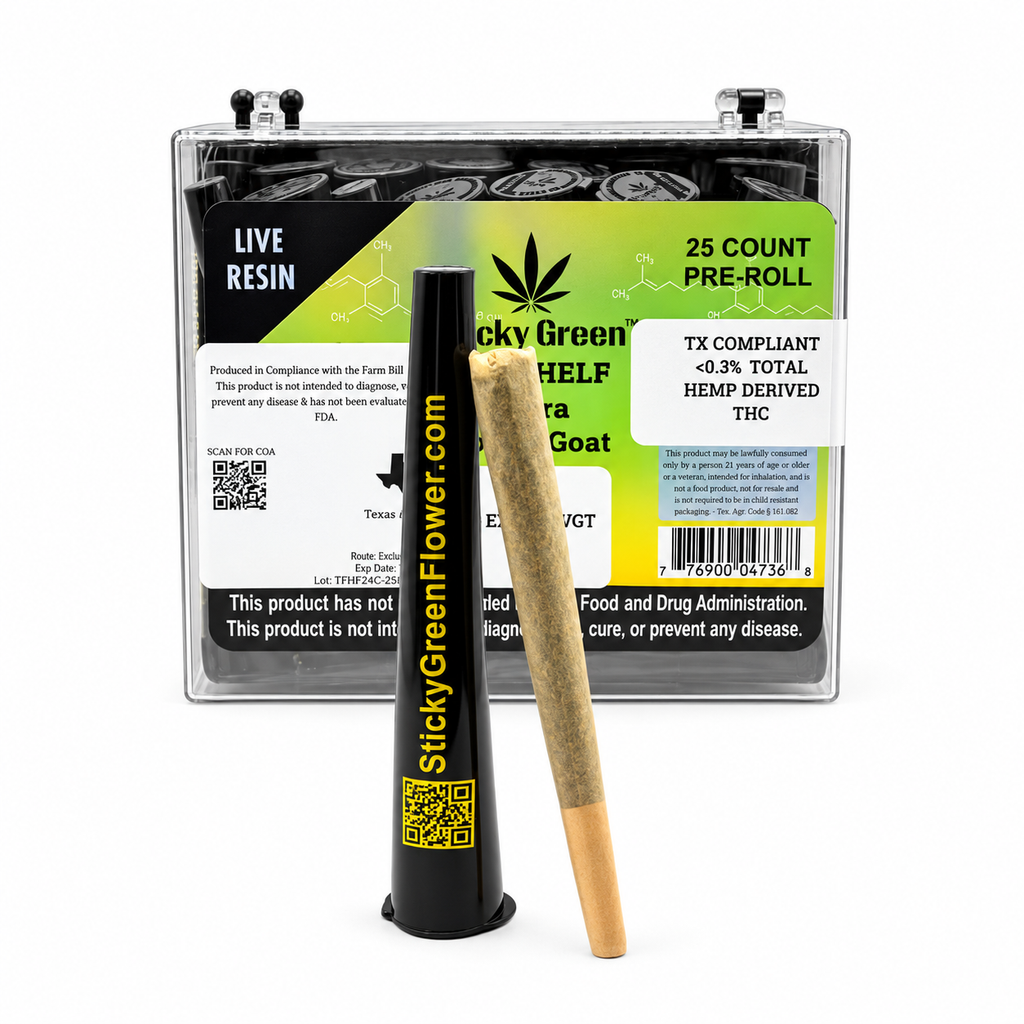 Golden Goat Infused Top Shelf Pre Rolls (Indica)