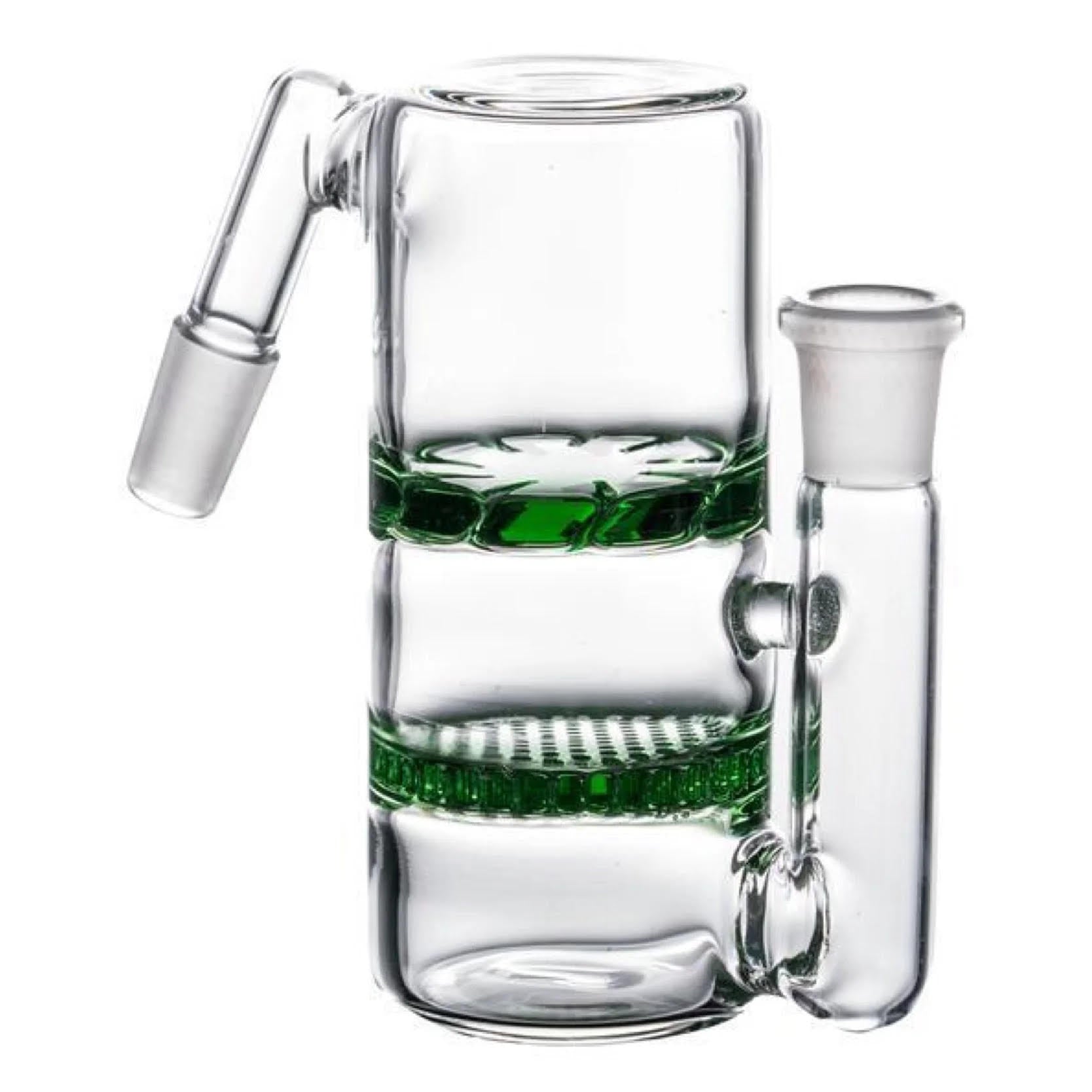 Honeycomb Perc to Turbine Perc Barrel Ashcatcher (14mm,45degree)