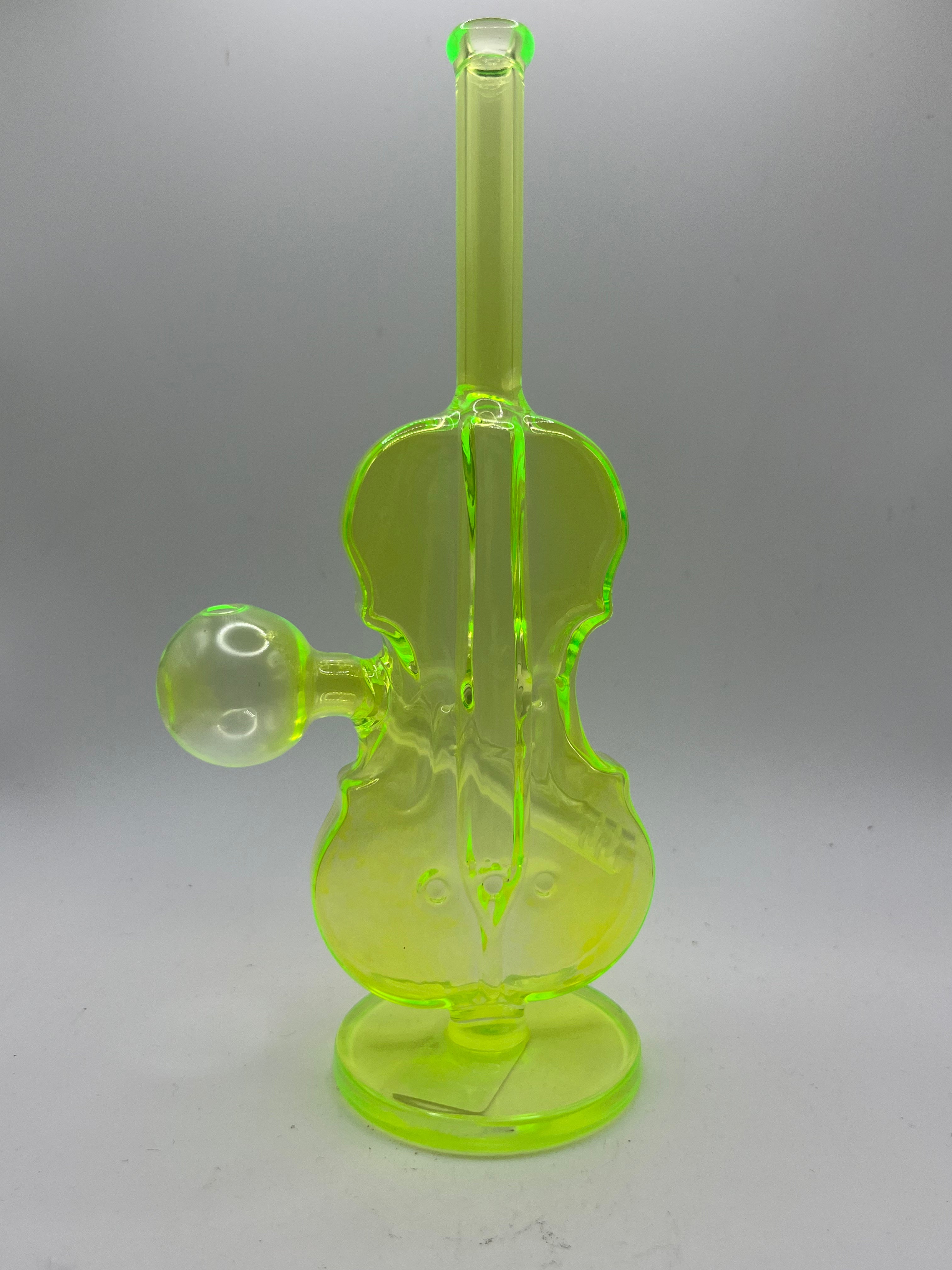7" Violin-Shaped Oil Burner Water Bubbler – Assorted Colors
