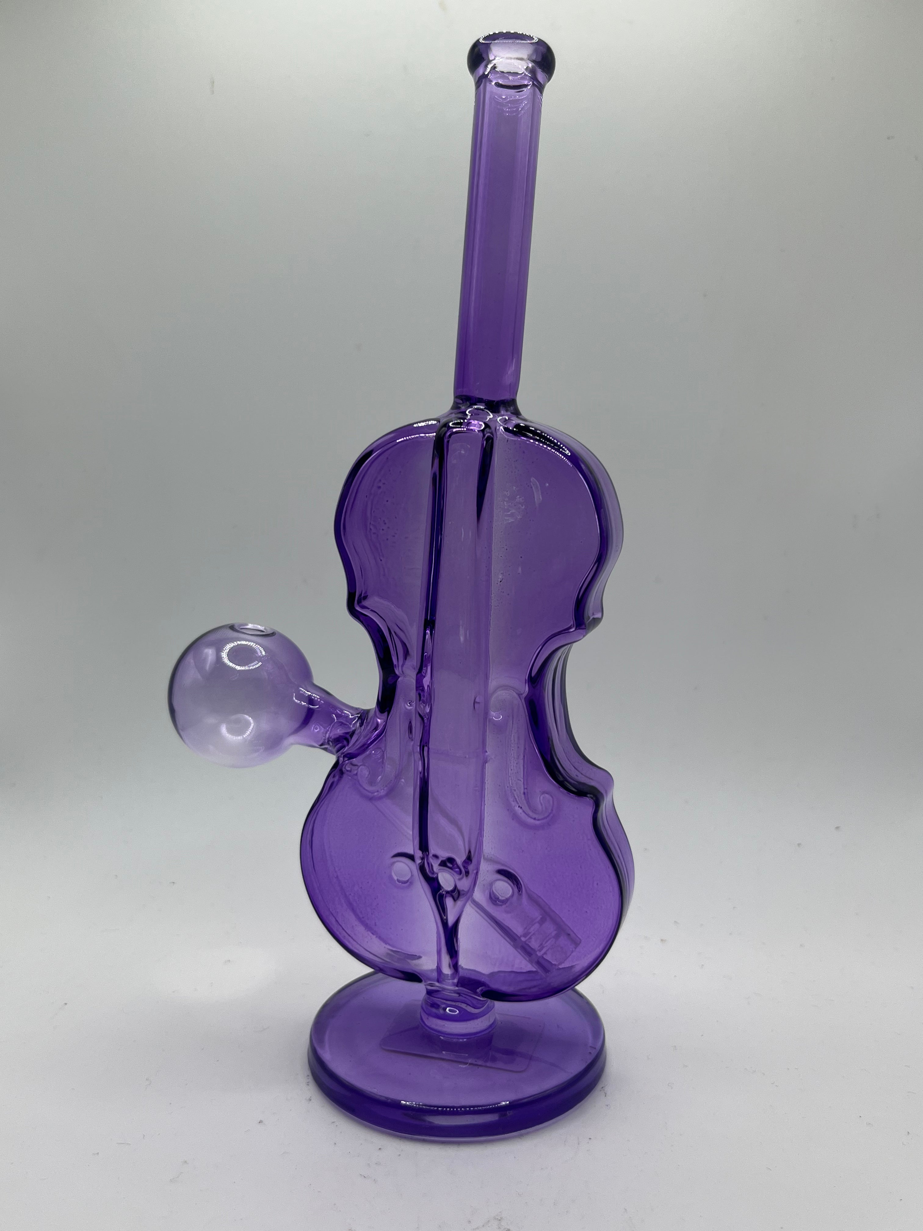 7" Violin-Shaped Oil Burner Water Bubbler – Assorted Colors