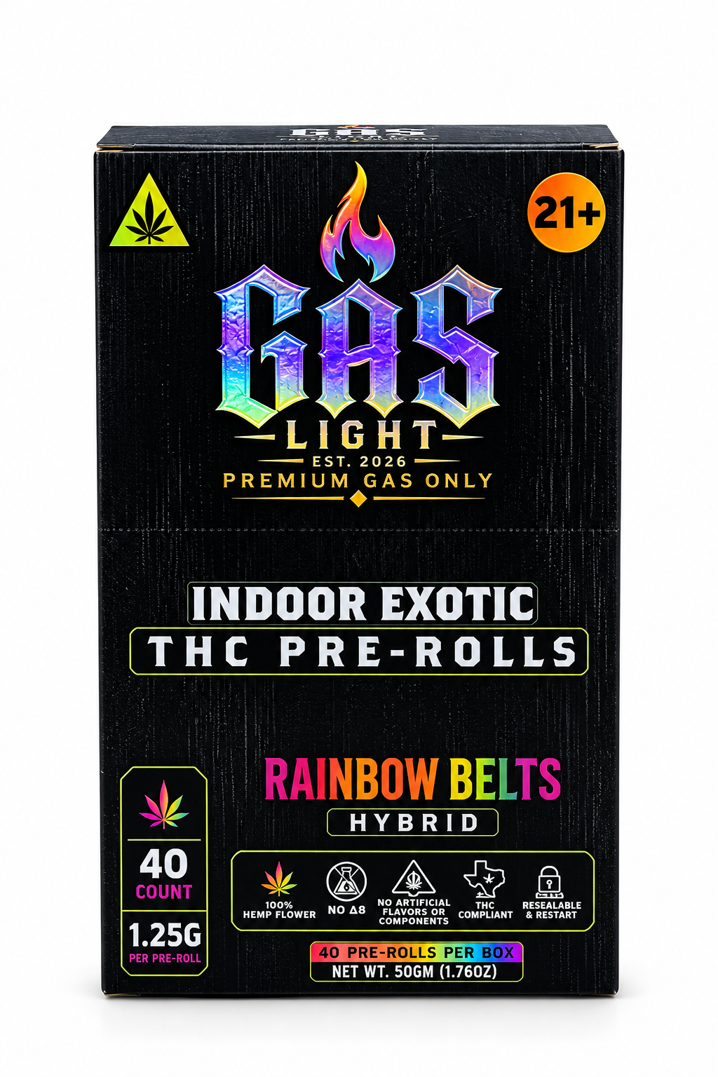 Gas Light Indoor Exotic THC Pre-Roll – 1.25 g