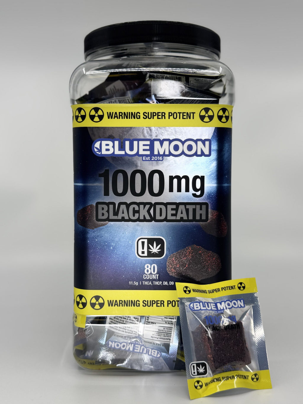 Radioactive Bites: 1000mg Black Death