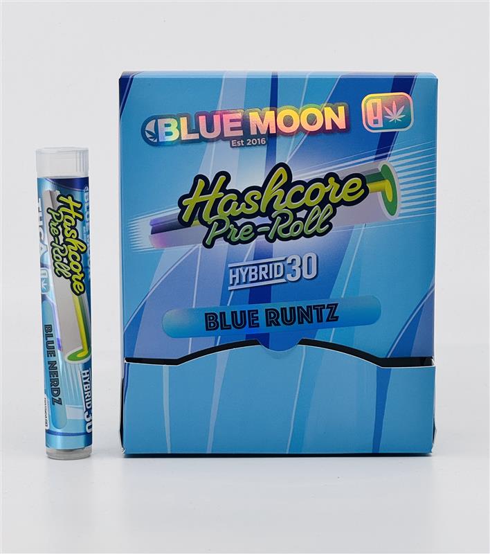 2g – Blue Runtz HashCore THCA Pre-Rolls