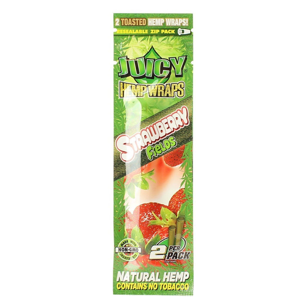 Juicy Jay’s 2PK Natural Hemp Flavored Blunt Wraps | 25pc Display