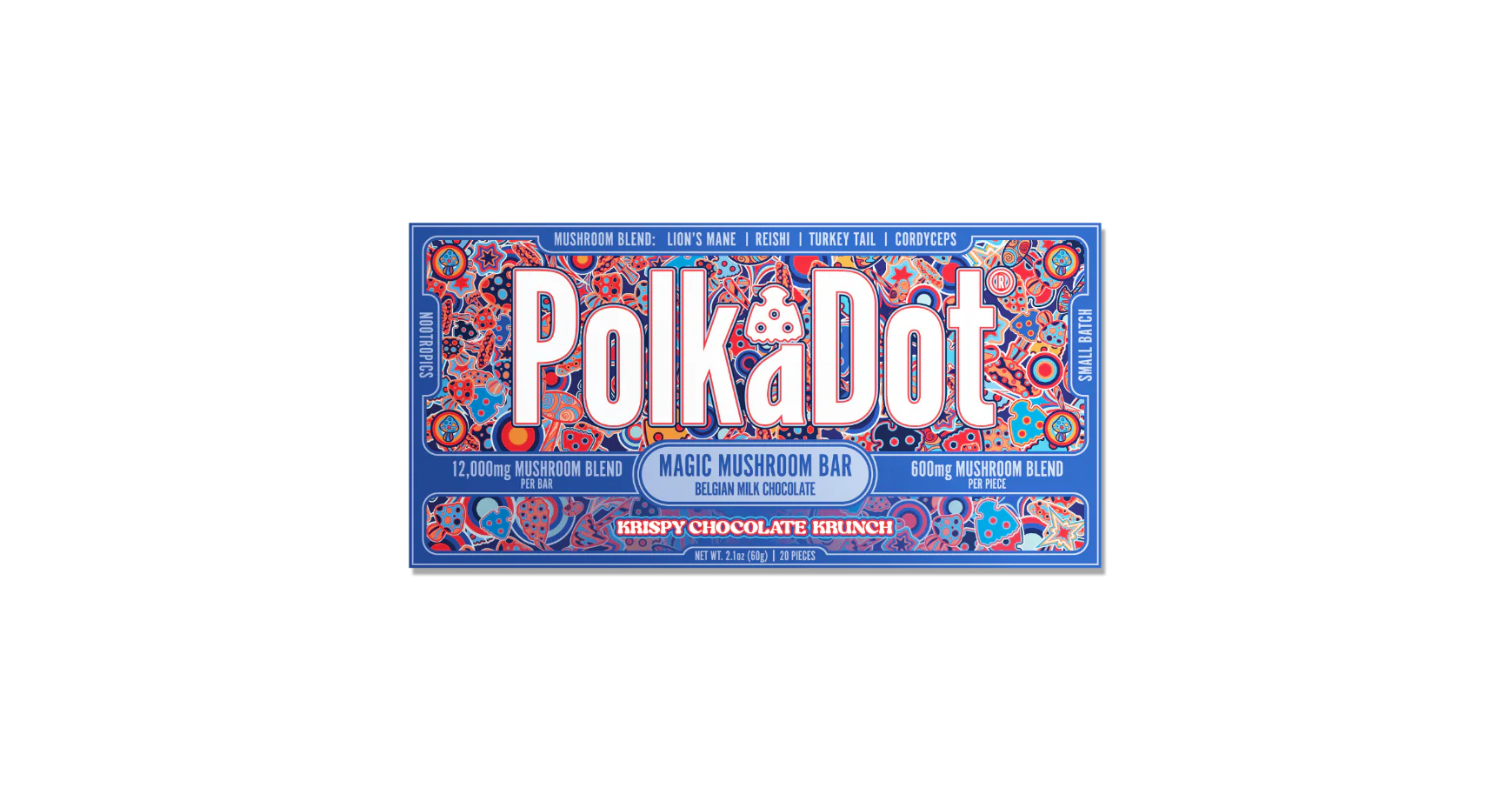 PolkaDot Mushroom Chocolate Bars