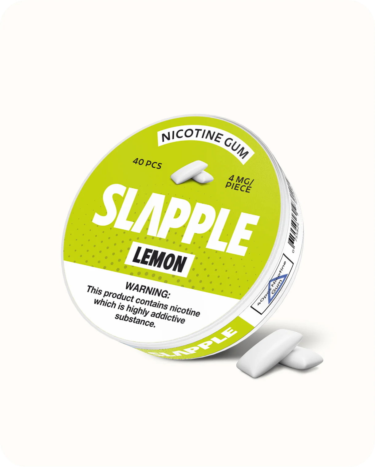 Slapple Nicotine Gum 40ct