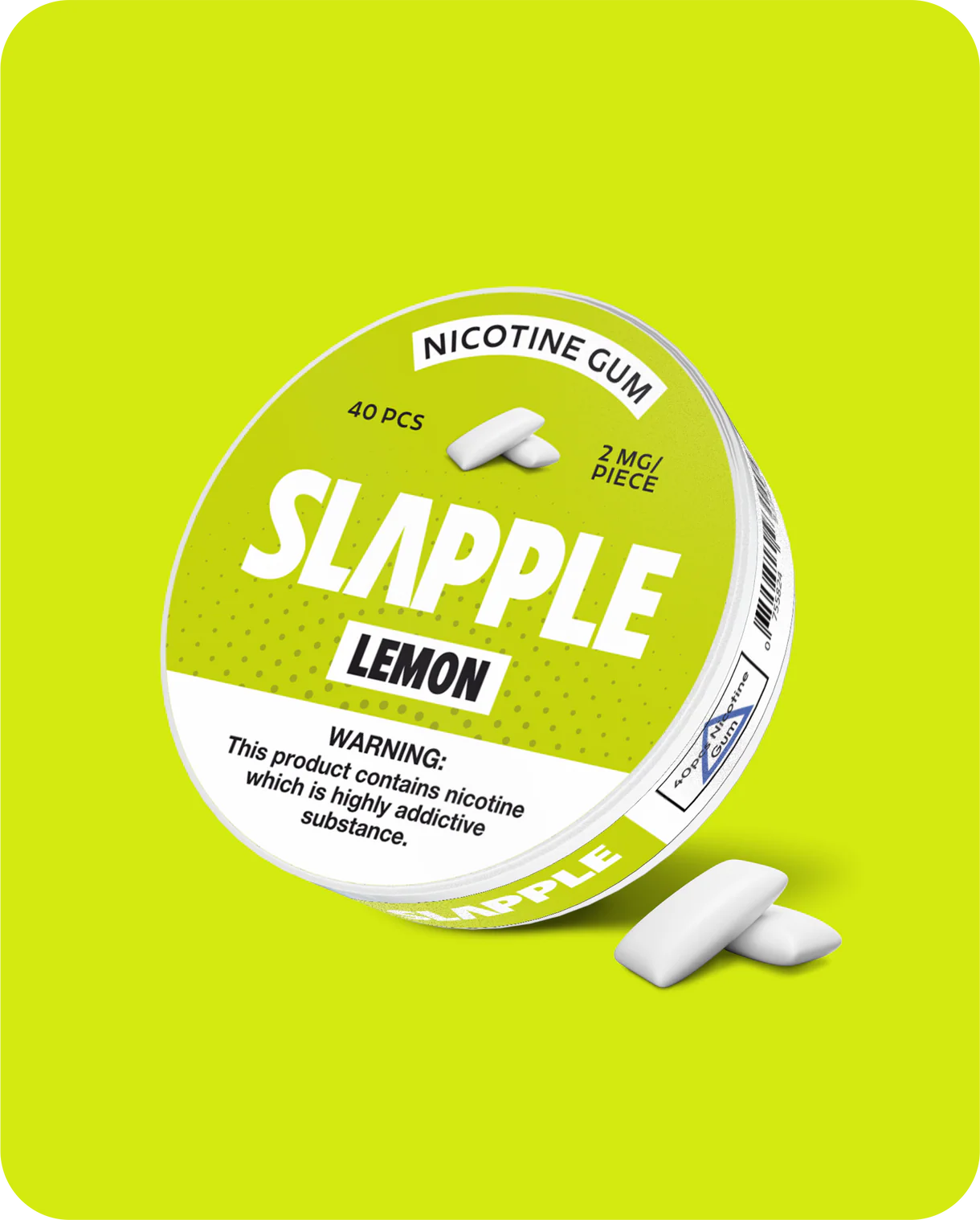 Slapple Nicotine Gum 40ct