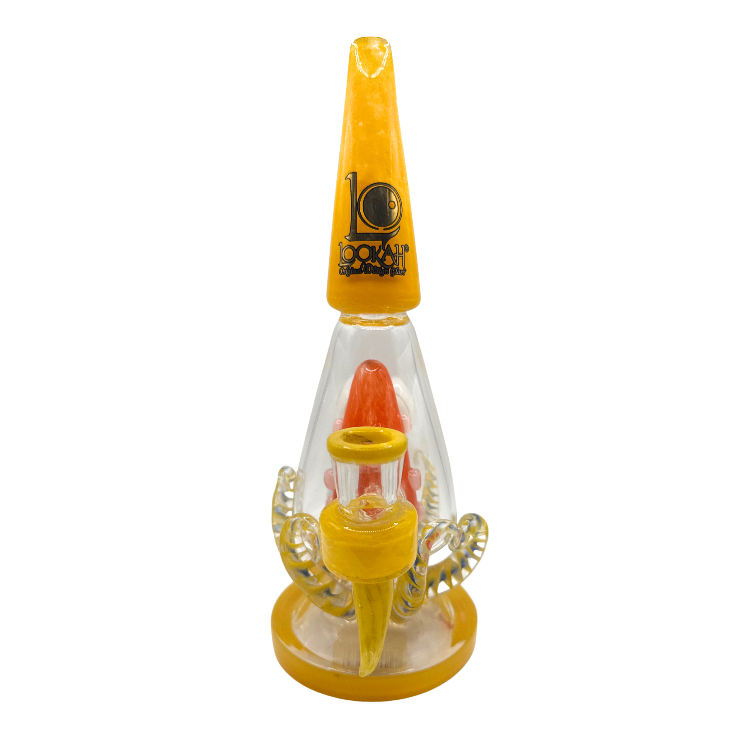 LOOKAH 10" Cute Octopus Monster Perc Glass Water Pipe