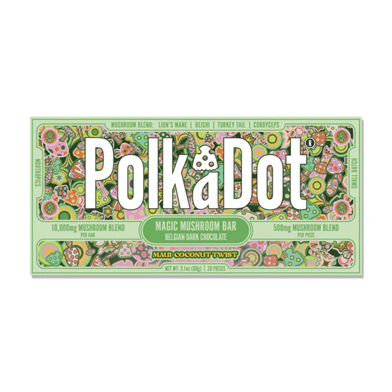 PolkaDot Mushroom Chocolate Bars