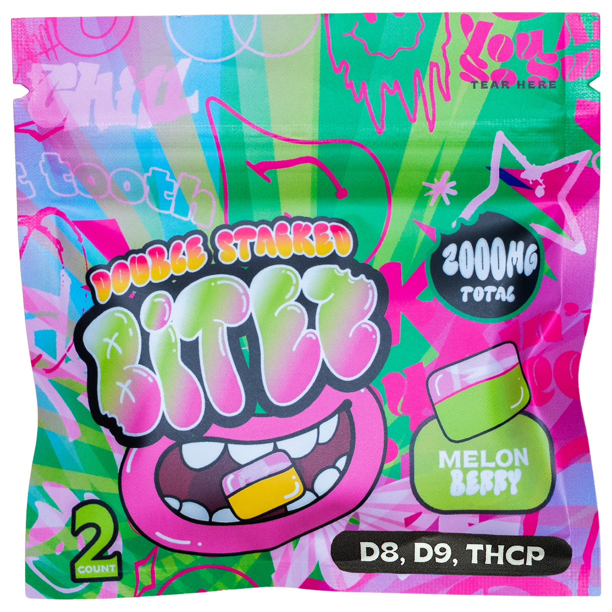 BITEZ – MELON BERRY/RASPBERRY PEACH – 60 PACKS