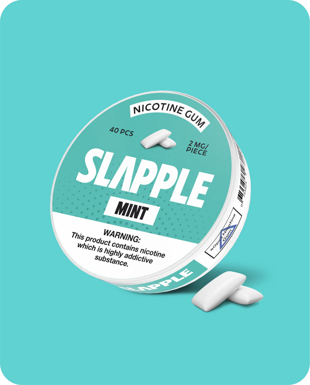 Slapple Nicotine Gum 40ct